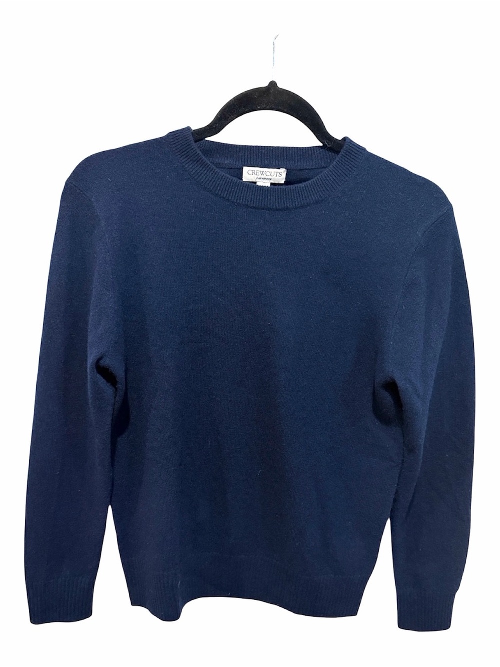 Crew Cuts navy blue crewneck cashmere sweater size xL